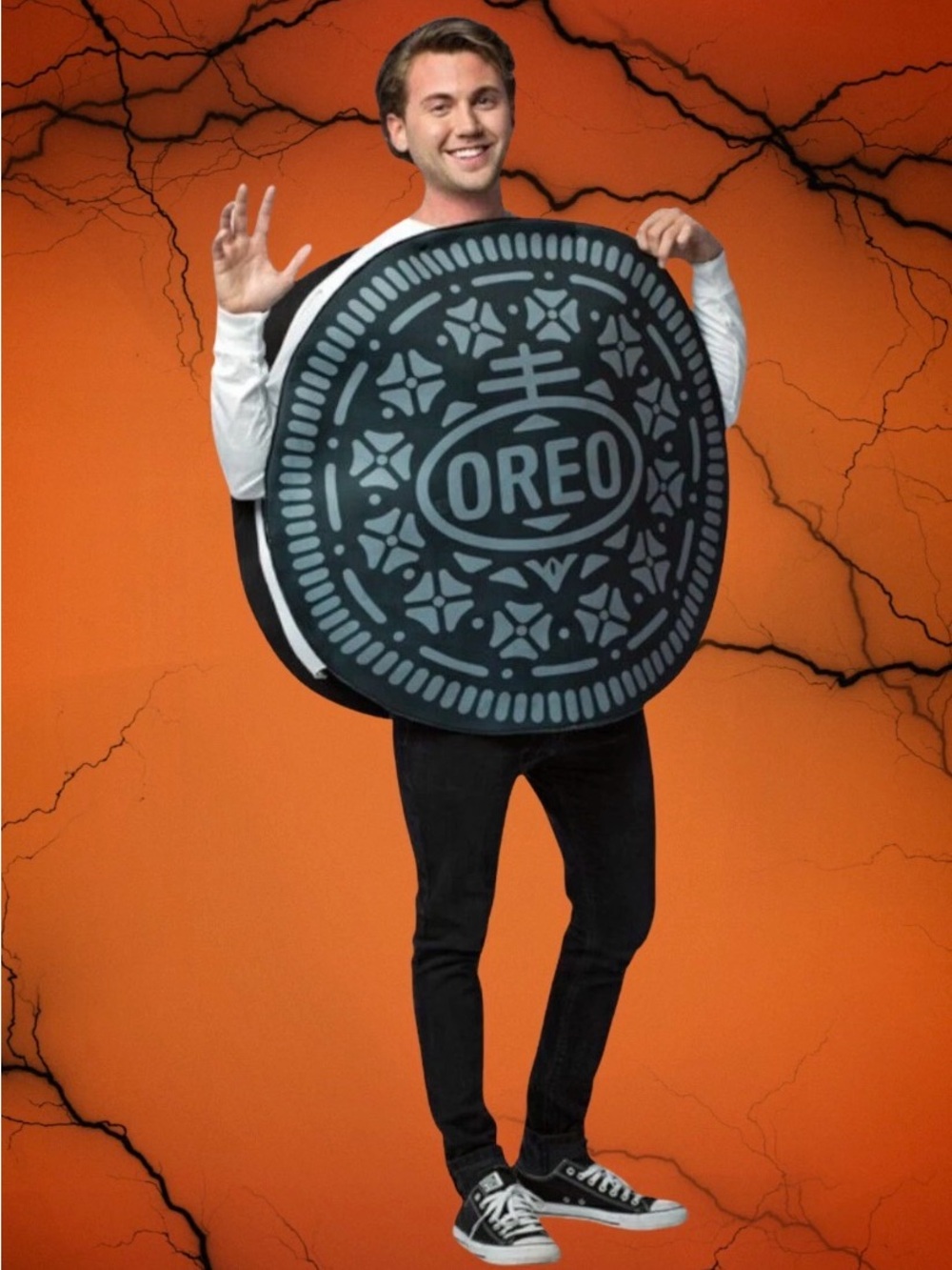 OREO Black Cookie Costume for Men - Novelty Oreo Outfit